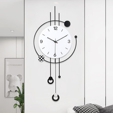 Large Modern Wall Clock for Living Room Decor Big Decorative Wall Pendulum Clock