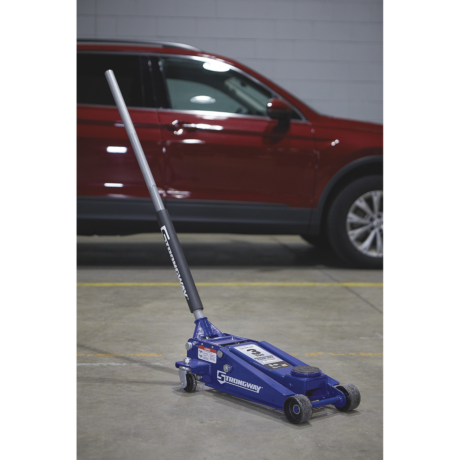 Strongway Professional Service Floor Jack, 3-Ton Capacity