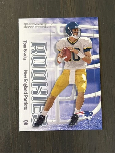 2000 Skybox Impact - Rookies Tom Brady #27 (RC)
