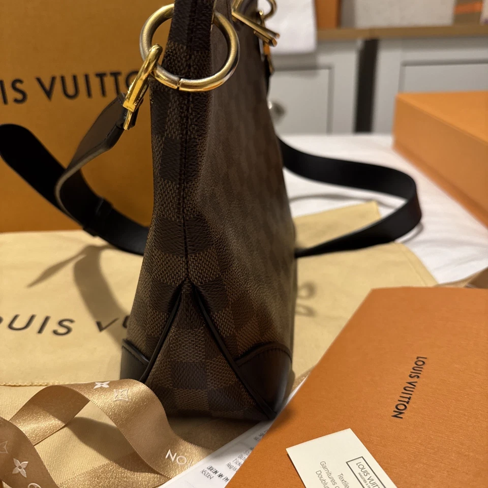 LOUIS VUITTON Damier Odeon NM PM N50064 Ebene Shoulder Bag for Women, 352682 - Image 3 of 4