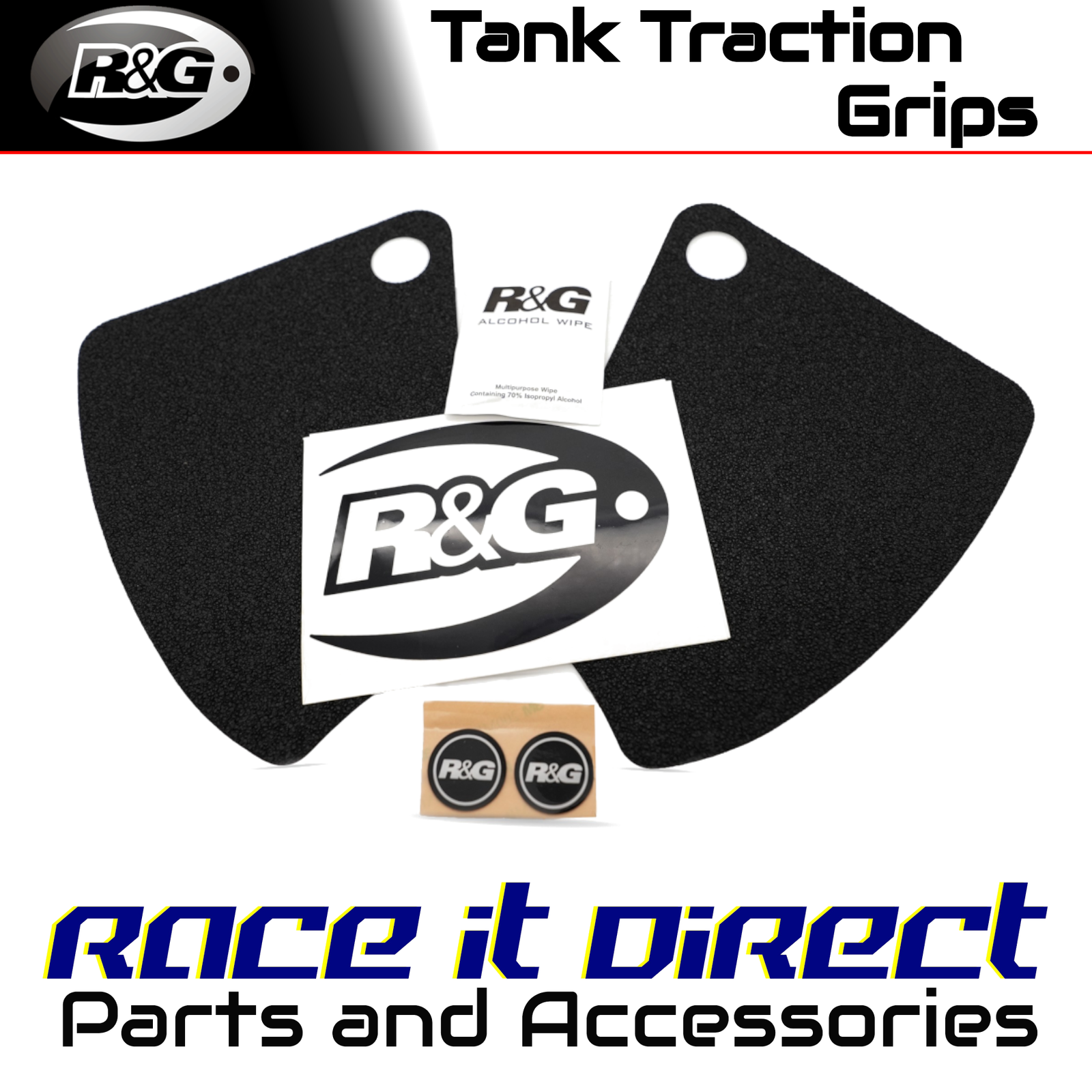 Tank Traction Grips for Moto Guzzi V100 2023-2026 R&G