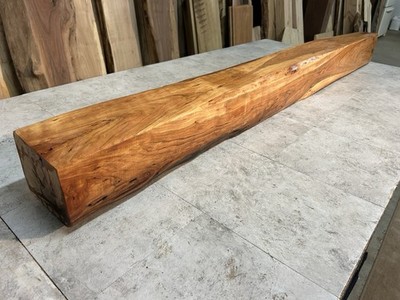 Cherry Mantel Beam/Fireplace Mantel Beam/Rustic Modern Wood/Solid Hardwood Beam