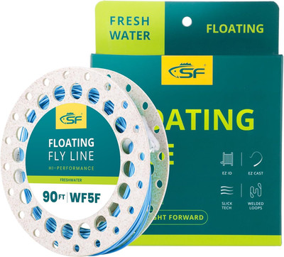 Fly Fishing Line with Two Welded Loops Weight Forward Floating Fly Lines Trout 9