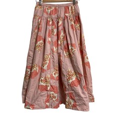 PINKHOUSE Sweets Pattern Long Skirt, Pink Women USED