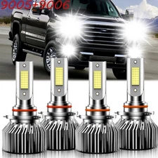 For GMC Sierra 2500 1999-2004 LED Headlight Kit Bulb High Low Beam Super Bright