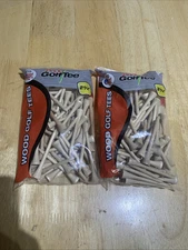 New Pride Natural Wooden Golf Tees 90 Count-2 3/4" For Fairway & 3 Woods 🇺🇸
