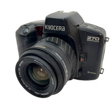 Excellent Kyocera 270AF 35mm SLR Film Camera WITH 35-70mm macro Lens From Japan