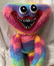 Huggy Wuggy Poppy Playtime Horror Game Rainbow 15  Plush