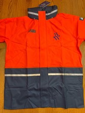 Scandia Gear ScanRain HD RAIN JACKET Mens LG Orange BRAND NEW BNIP Heavy Duty