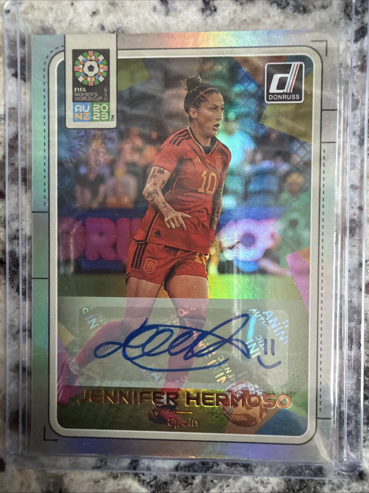 Panini 2023 Donruss Women's World Cup Jennifer Hermoso Bronze Auto #217 Spain