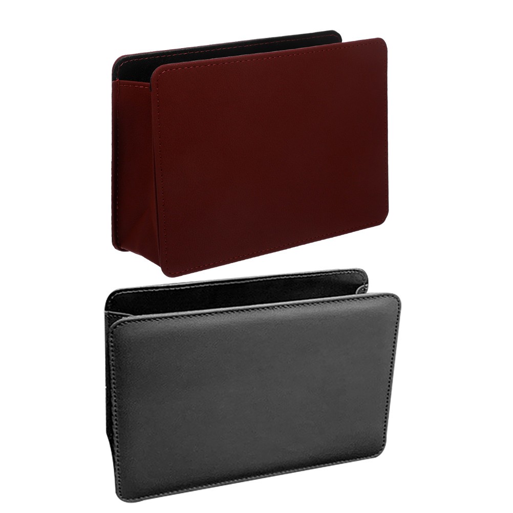 Pattumiera Auto 2 Conti con Coperchio Accessori Contenitore Spazzatura per foto 6