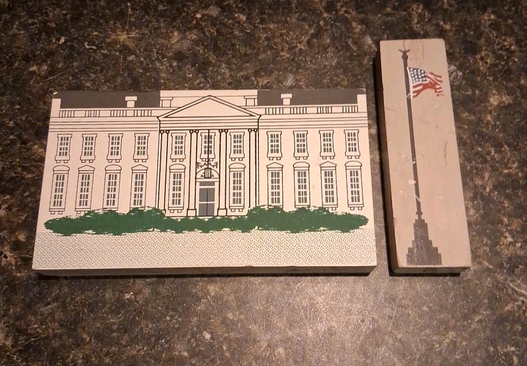  Cat's Meow Wooden Village...Washington DC Series...U.S. WHITE HOUSE