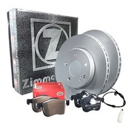 Zimmermann Bremsen Bremsscheiben BremsbeläGe Wako Vorne FüR BMW 5Er E60 E61
