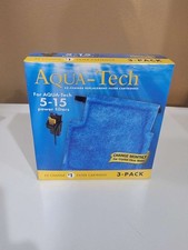 NEW AquaTech EZ-Change 1 Filter Cartridge for 5-15 Filters 3 Pack - opened box