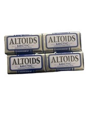 4x Lattine Altoids Arctic Peppermint Flavor Mint | Latta da 1,2 oz