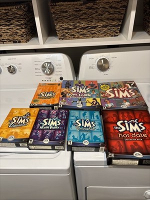 Lot Of 7 Sim Games For PC The Sims  Hot Date,Vacation,House Party And More READ