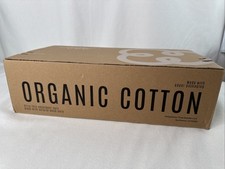 108 Count 100 Organic Cotton Pads for Women, Ultra Thin Regular Pads with Wings