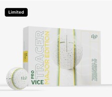 2026 Masters Vice Pro Tracer Green Drip Golf Balls Limited Edition Dozen