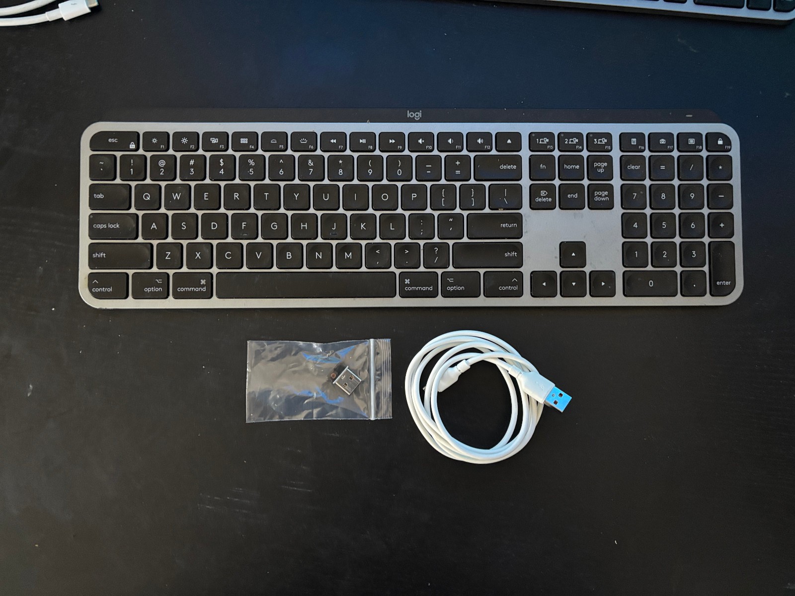 Logitech MX Keys for Mac Full Size illuminated Wireless/Blue