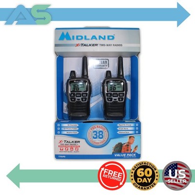 Midland X-Talker T71VP3 Two-Way Radios 36 Channels Extreme Range Weather Alert