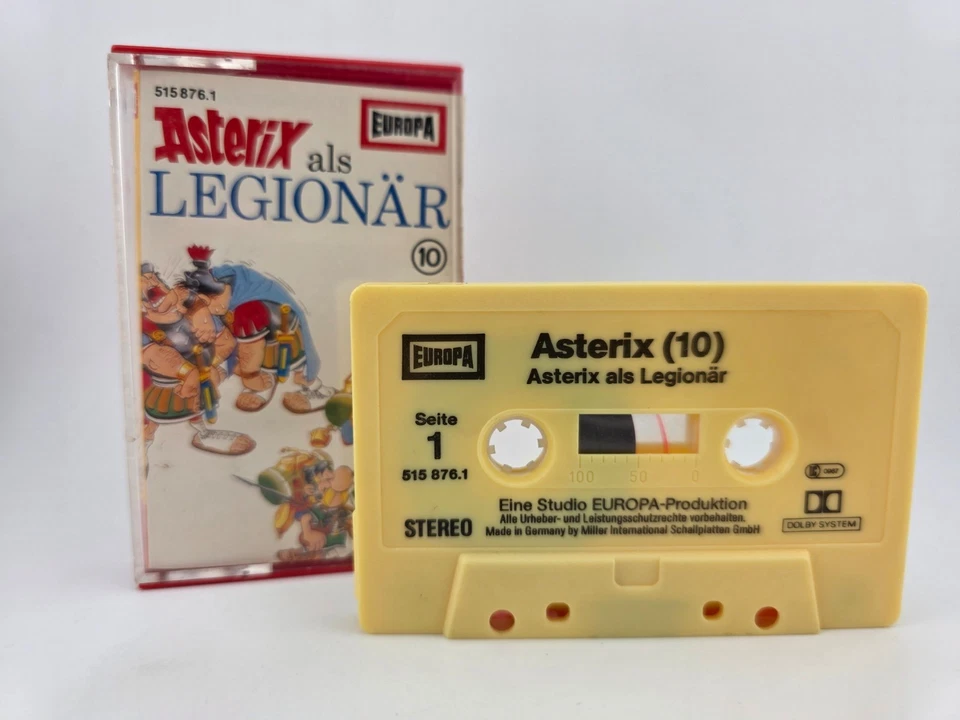 Asterix 10 als Legionär Europa MC Kassette gelb - Bild 1 von 4
