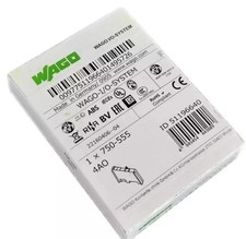 New  WAGO 750-555 4-Channel Analog Output PLC I/O Module 750-555 In Box