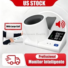 Home Use Digital BP Machine Upper Arm Blood Pressure Monitor -With Large Cuff