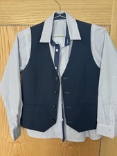 Shirt, NEXT trousers And  Waistcoat 10 Yrs Boy And M&S Shoes Boy 2uk