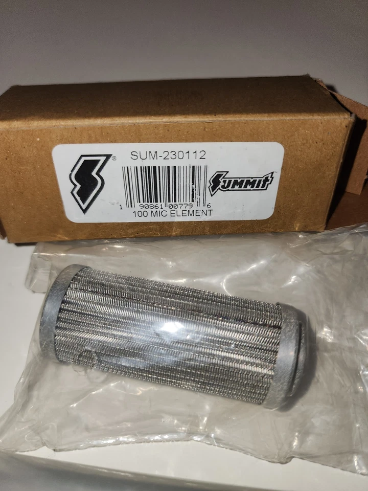 Summit/Trick Flow- Bomba de combustible eléctrica 14psi con filtro y piezas incluidas. Foto 4 de 4