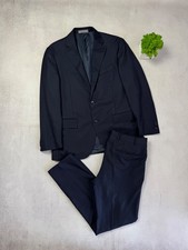 Corneliani Suit Blazer Pants Mens 48 R Navy Blue Made in Italy Luxury