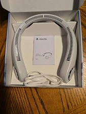 JISULIFE Portable Neck Fan Upgraded, 5 Speeds, Gray - 1 Pack