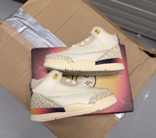 Jordan 3 J Balvin Medellin Sunset TD UK 6.5 Brand New With Tags And Box!