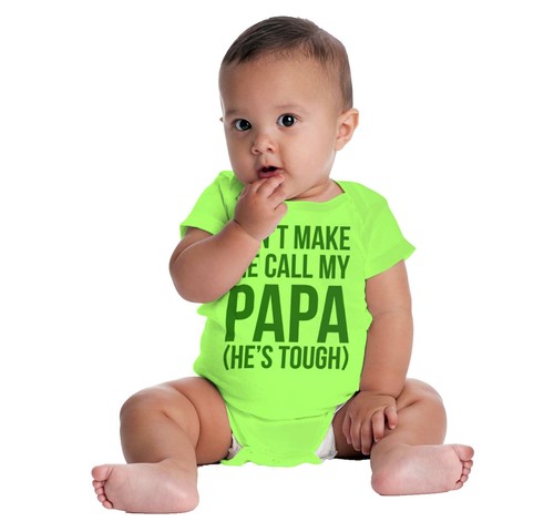 Funny Best Papa Grandpa Birthday Shower Gift Newborn Baby Boy Girl Infant Romper - Picture 6 of 15
