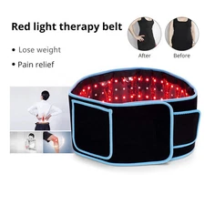 Near Infrared Red Light Therapy Belt Waist Wrap Pad For Pain Relief Weight Loss