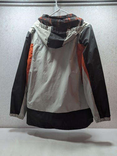 Arizona Jean Company Gray Hooded Lined Parka Jacket Coat Youth Extra Large 18/20 - Picture 2 of 4