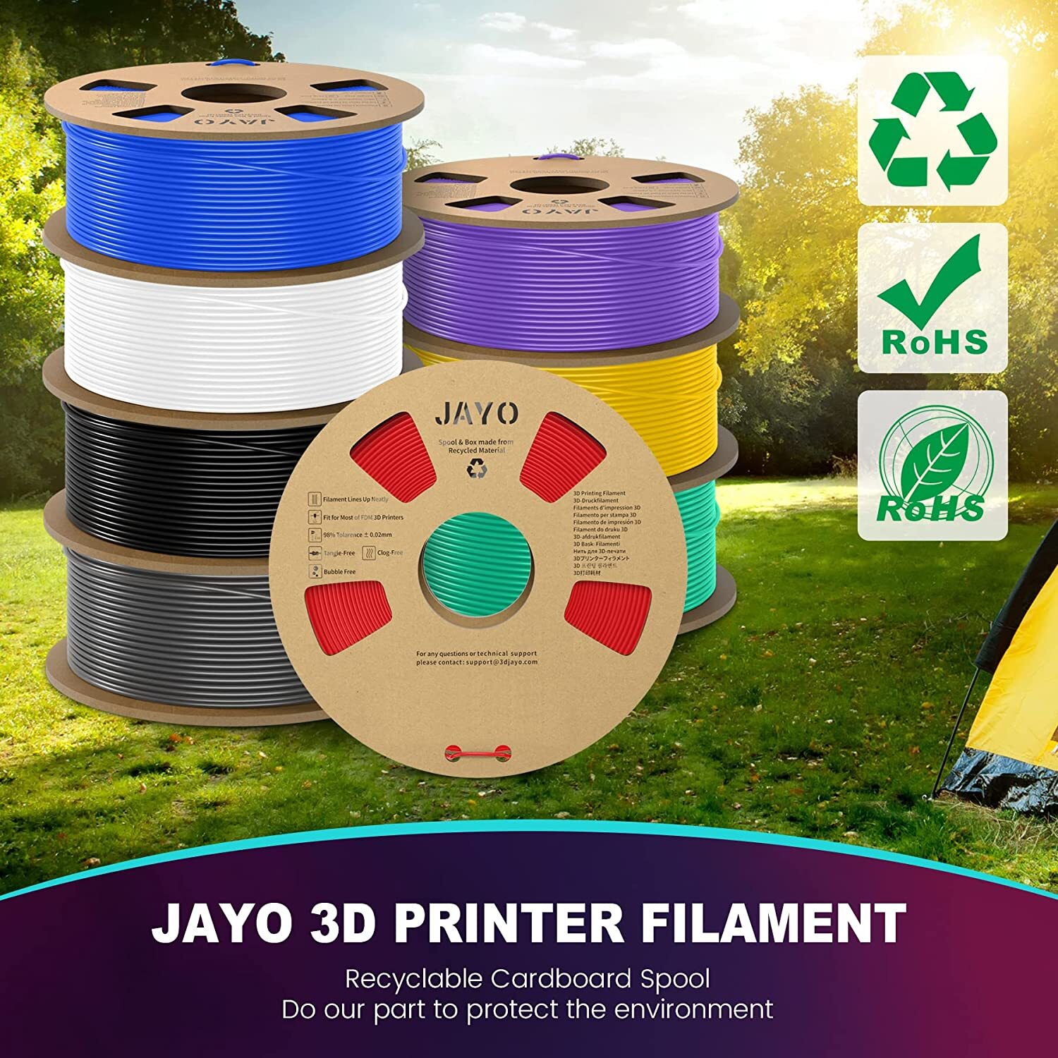 [BUY 6 PAY 4]JAYO PLA PLA+ PETG SILK TPU 1.75mm 3D Printer Filament 1