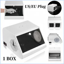 Dental Sandblaster Dust-proof Case with LED Vacuum Dust Collector Extractor Box