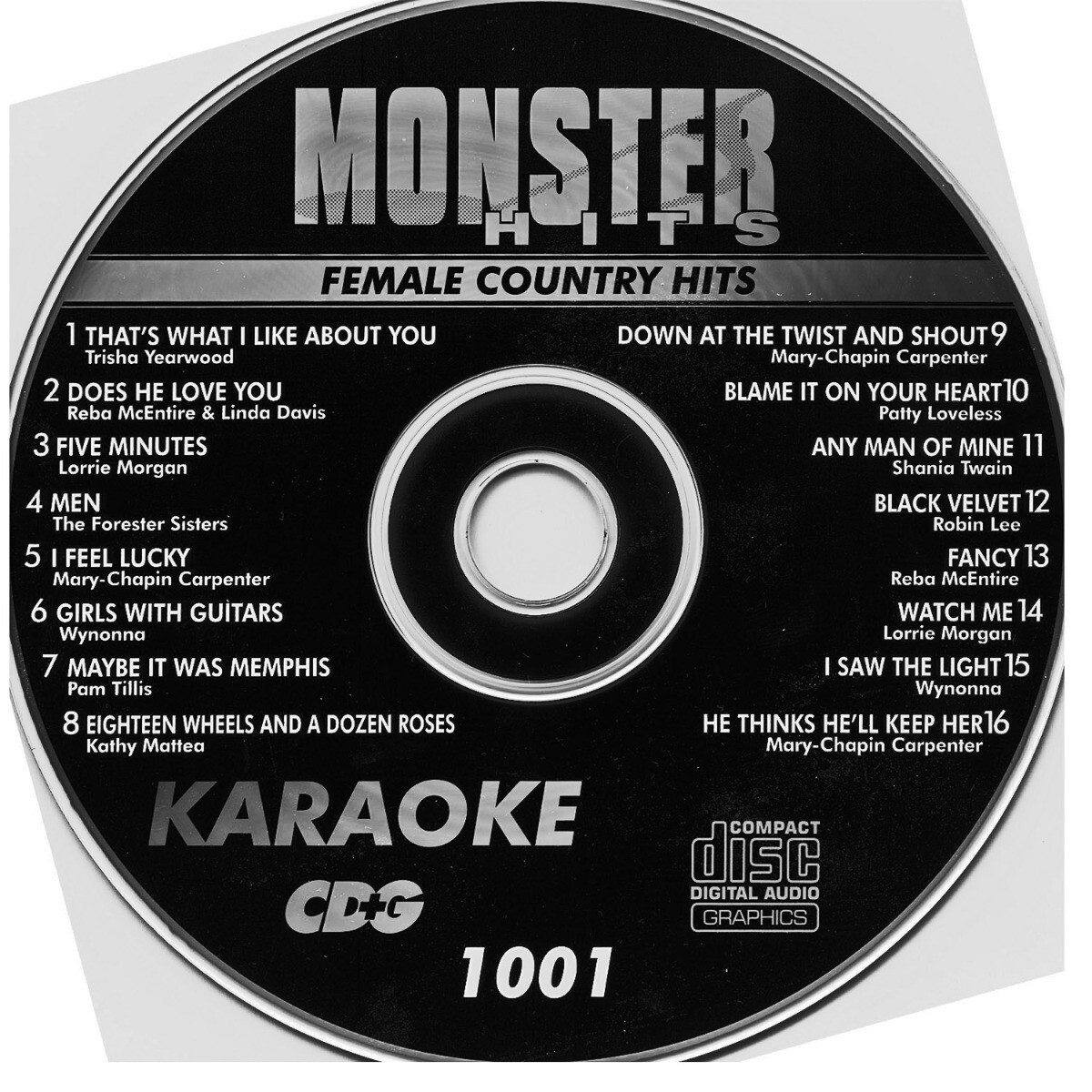 KARAOKE MONTER HITS CDG 159 New Disc Set Country,Rock