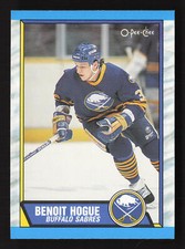 1989-90 O-Pee-Chee #201 Benoit Hogue Buffalo Sabres Rookie