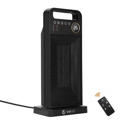 Vivi Idee® Keramik Heizlüfter 2000W mit Fernbedienung energiesparende Heizung
