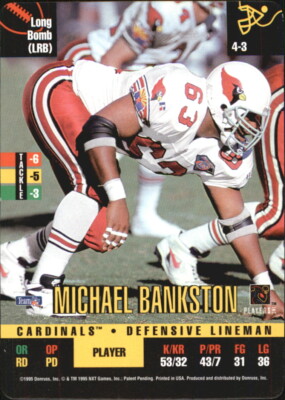 1995 Donruss Red Zone Game Cards
