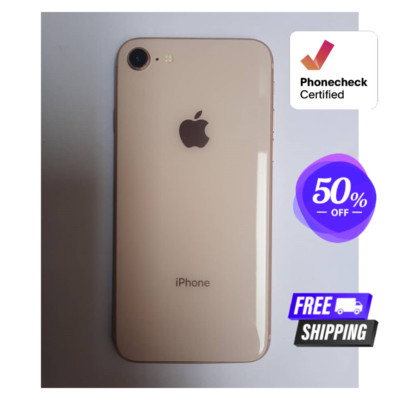 Apple iPhone 8 -Gold Silver- 128GB 64GB Factory Unlocked AT&T Verizon iOS 4G
