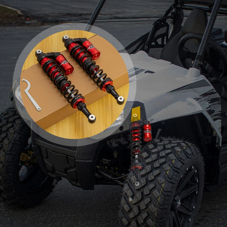 PAIR STAGE 4 PERFORMANCE FRONT AIR SHOCKS ABSORBER FOR POLARIS RZR 170 UTV 2009+ - Image 4 of 4