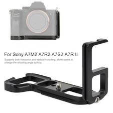 Alum QR L Plate L Bracket Hand Grip Plate Holder For Sony A7M2 A7S2 A7R2 Tripod