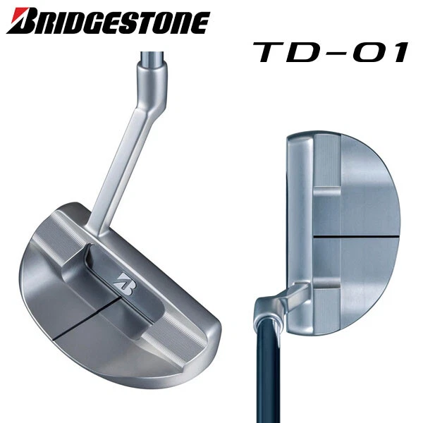 Bridgestone Golf Putter TD-01 34 in Slant Neck Mallet Type with Headcover - Image 3 of 4