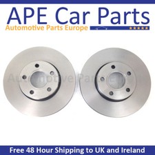 2x Brake Discs Pair Solid fits JEEP CHEROKEE KJ 2.8D Rear 02 to 08 ENR 285mm Set