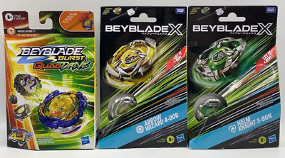 3PC Beyblade Set ~ Helm Knight , Arrow Wizard & Vanish Fafnir ~ FAST SHIP ~ NEW