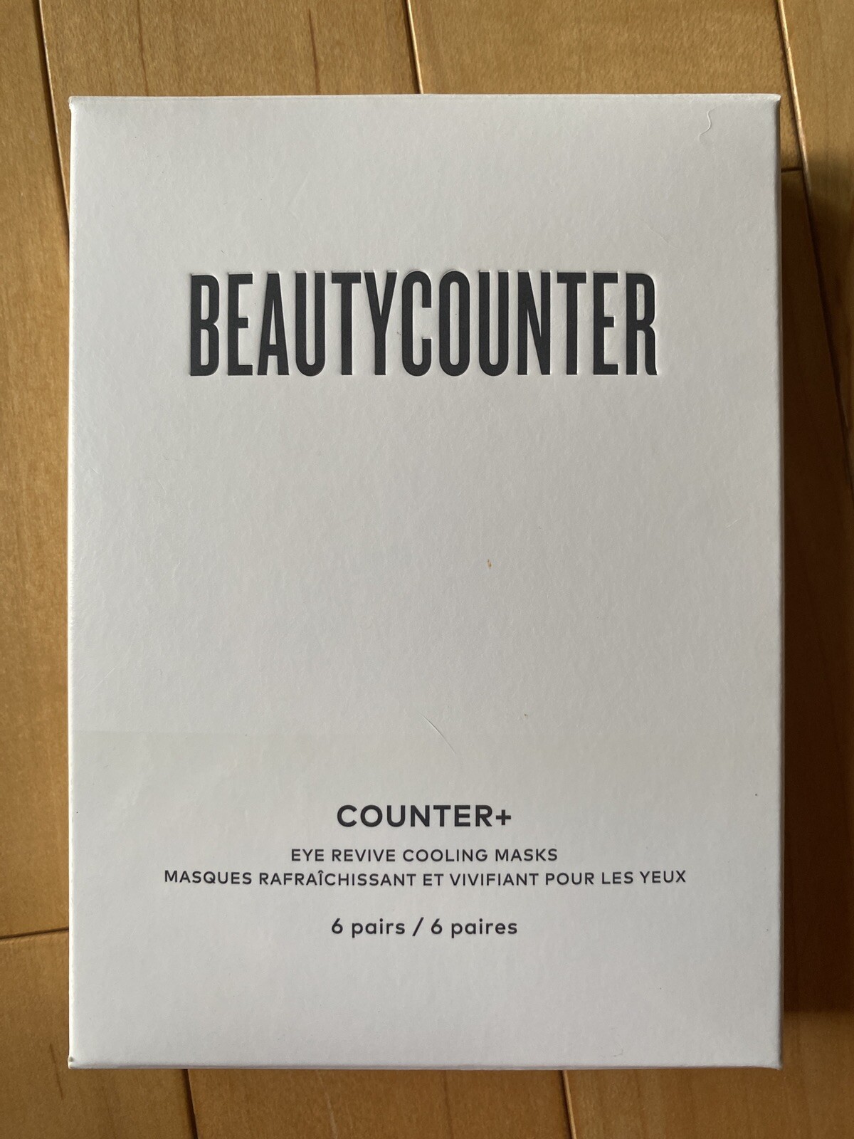 Beautycounter Counter+ Eye Revive Cooling Masks. 6 Pairs. New