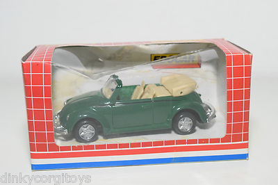 EDOCAR SUPER SERIES VW VOLKSWAGEN BEETLE KAFER CABRIOLET GREEN MINT BOXED