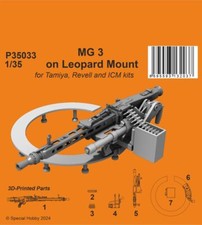 CMK 129-P35033 - 1:35 MG 3 on Leopard Mount / form Tamiya, Revell and ICM kits